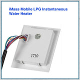 iMass Mobile LPG Instantaneous Water Heater rear of control panel