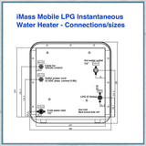 iMass Mobile LPG Instantaneous Water Heater connections