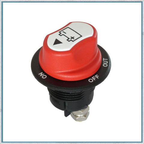 Battery Isolator Switch / Kill Switch 150 Amp with removeable knob