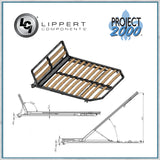 Project 200 sleep and read lift up bed