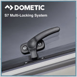 Dometic Locking mechanism on the S7P Top-Hung Hinged Window For Curved Vans