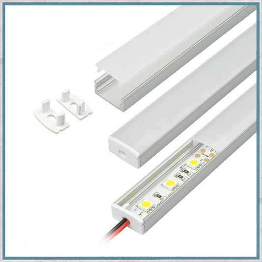 Low Profile LED Aluminium Lighting Channel Kit-Camper Interiors