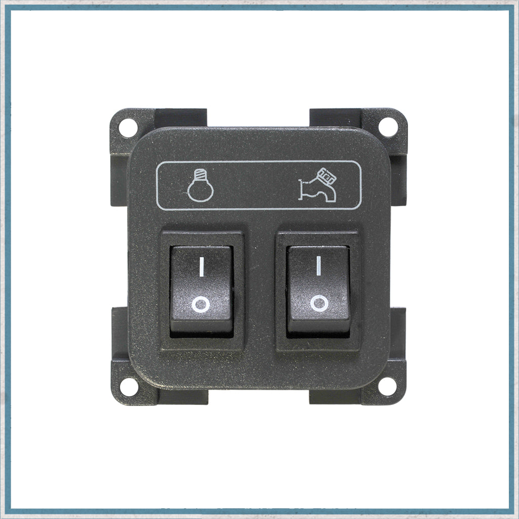 CBE pump light switch-CBE Pump & Light Switch-Camper Interiors