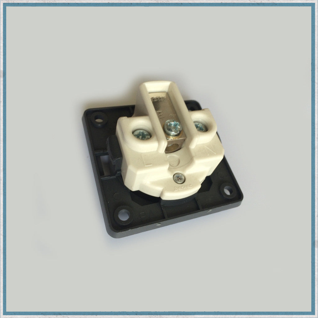 Berker 230v UK Mains Socket - Anthracite-Camper Interiors