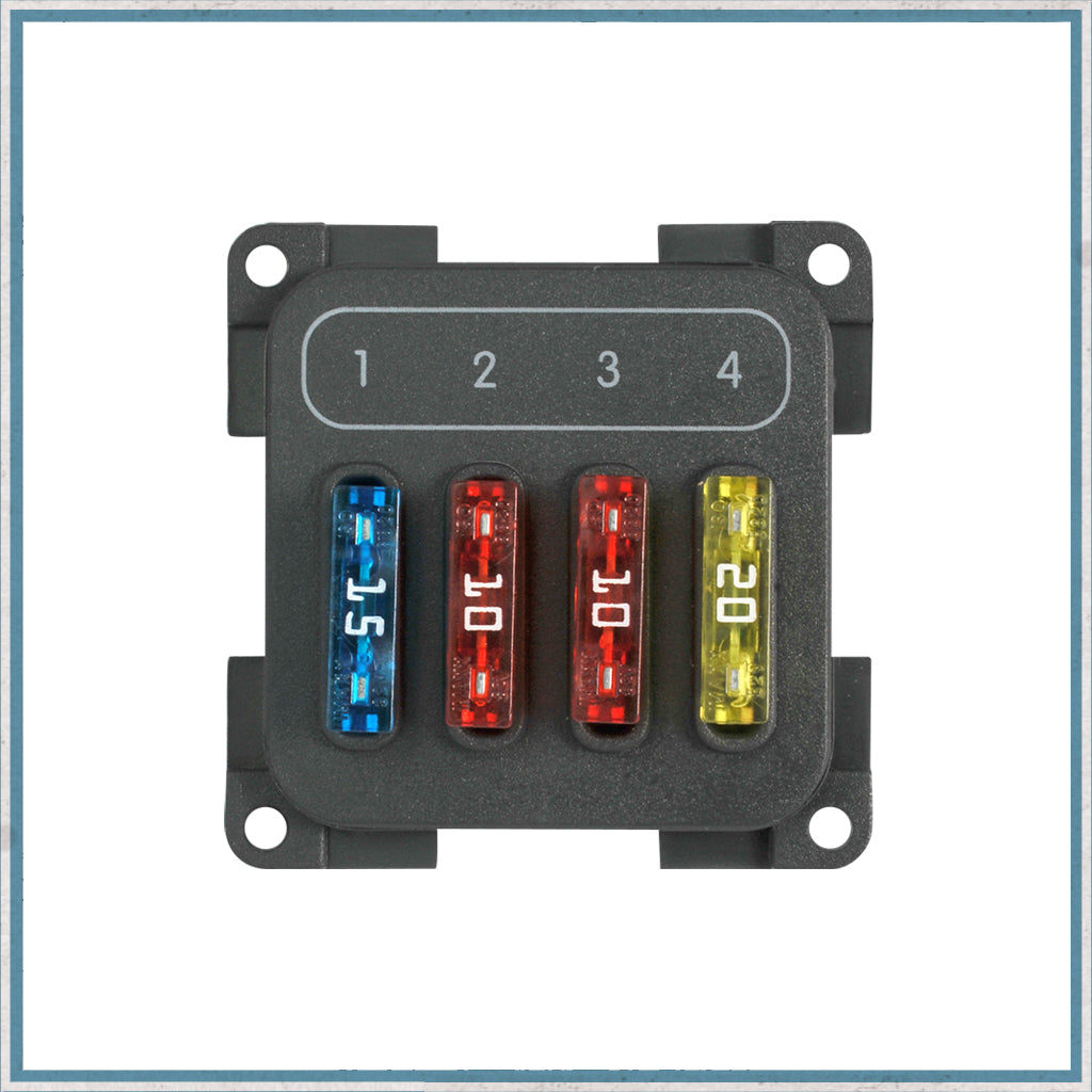 CBE 4 fuse module MPF4-4 Fuse Holder-Camper Interiors