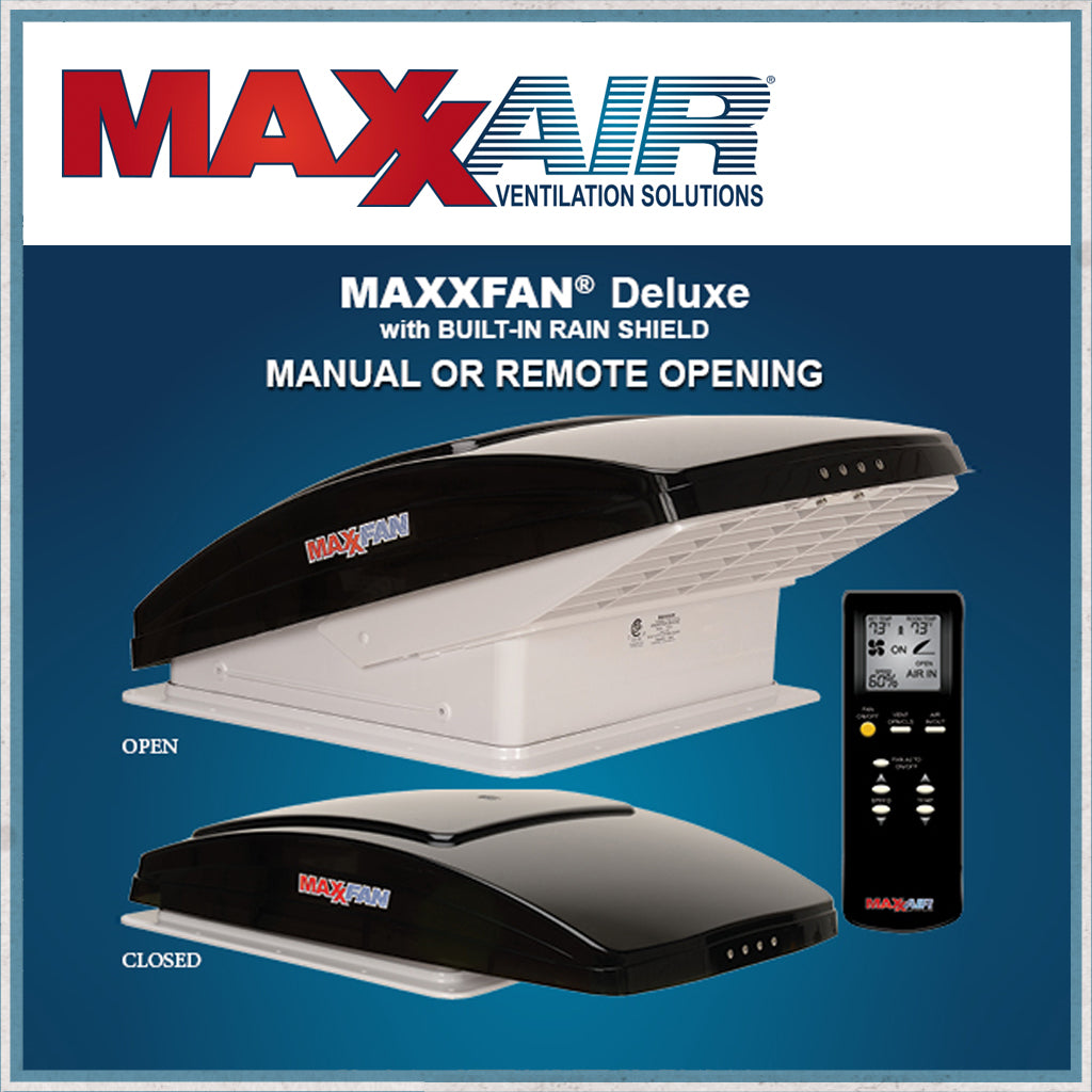 MaxxAir Maxxfan Deluxe Roof Vent-Camper Interiors