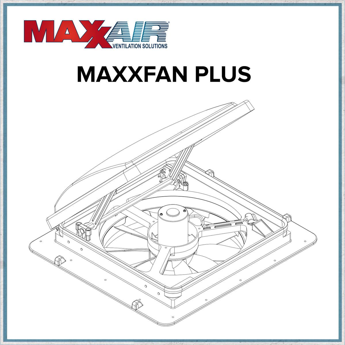 Maxxair Maxxfan Plus Roof Vent-MaxxAir Maxxfan Plus Roof Vent-Camper ...