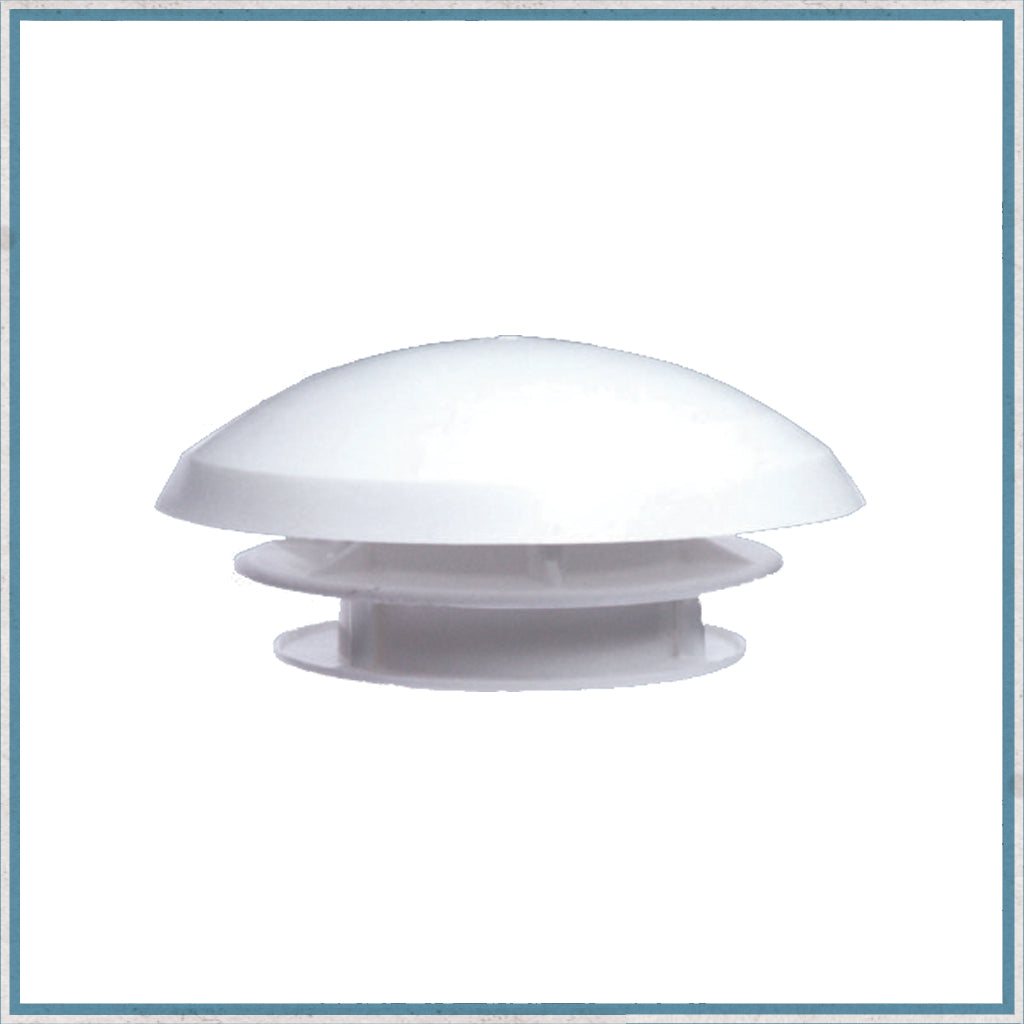 Mushroom Motorhome Roof Vent, aperture size 89mm diameter-Camper Interiors