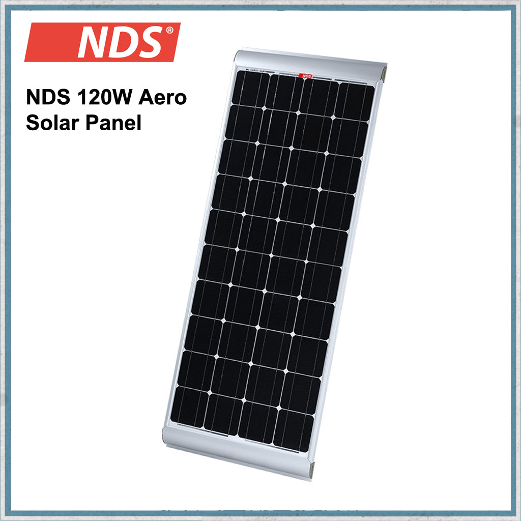 NDS 120W Aero Solar Panel Kit including Regulator-Camper Interiors