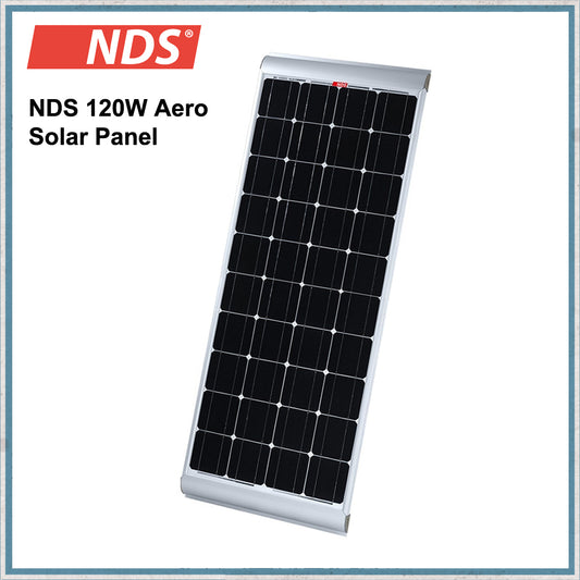 NDS 120W Aero Solar Panel Kit including Regulator-Camper Interiors