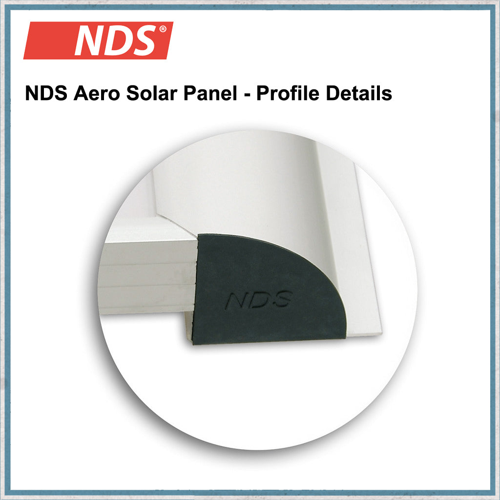 NDS 100W Aero Solar Panel Kit Including Regulator-Camper Interiors