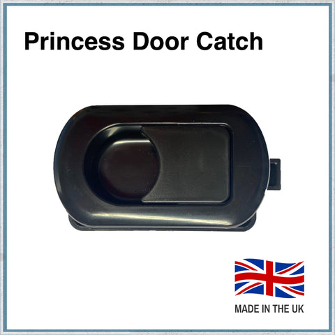 princess motorhome door catch in black