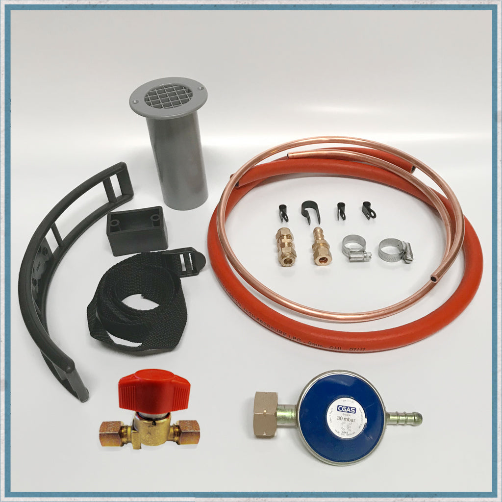 Basic Gas Fitting Kits for Camper Van Hobs and Combination Units-Camper Interiors