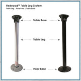Redwood table leg set
