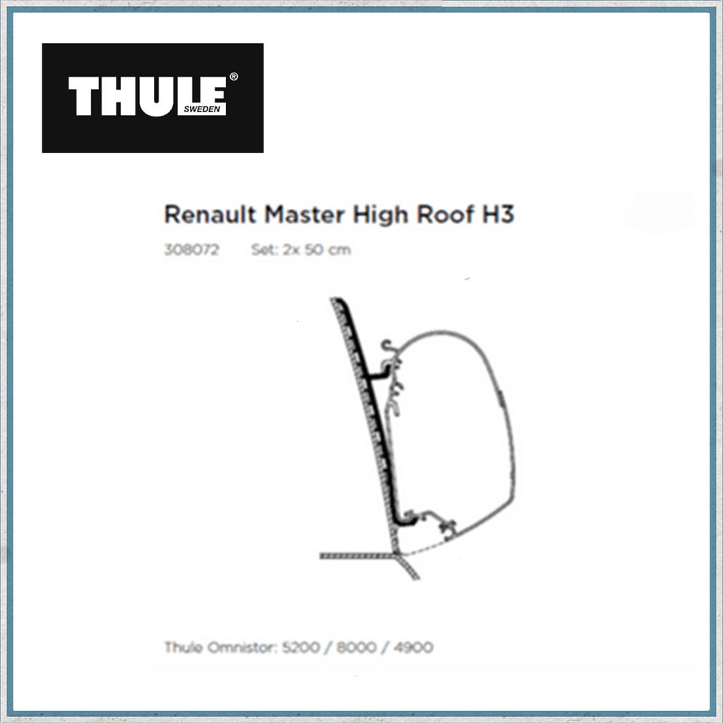 Thule Renault Master High Roof H3 Awning Bracket