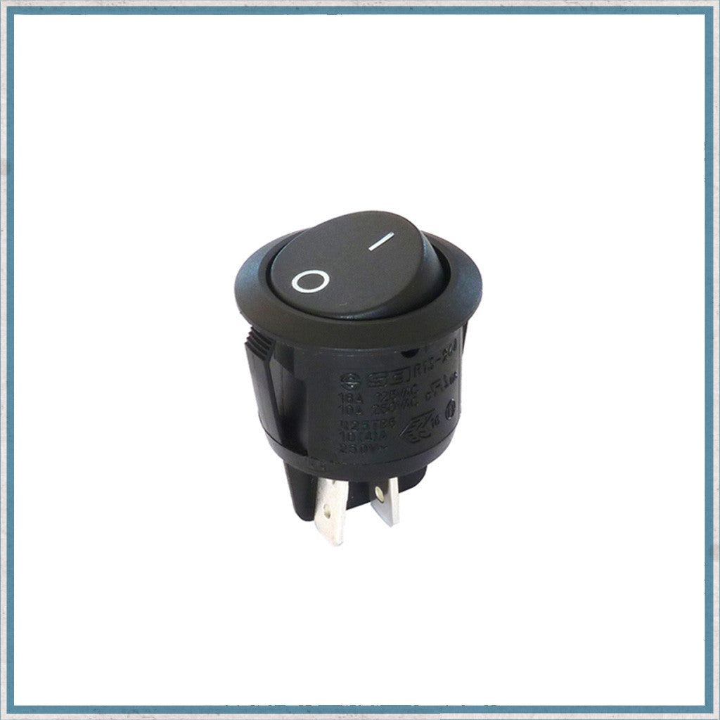 12V Round Rocker Switch-Camper Interiors