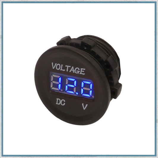 12V-24V Digital Panel Mount Voltmeter-Camper Interiors