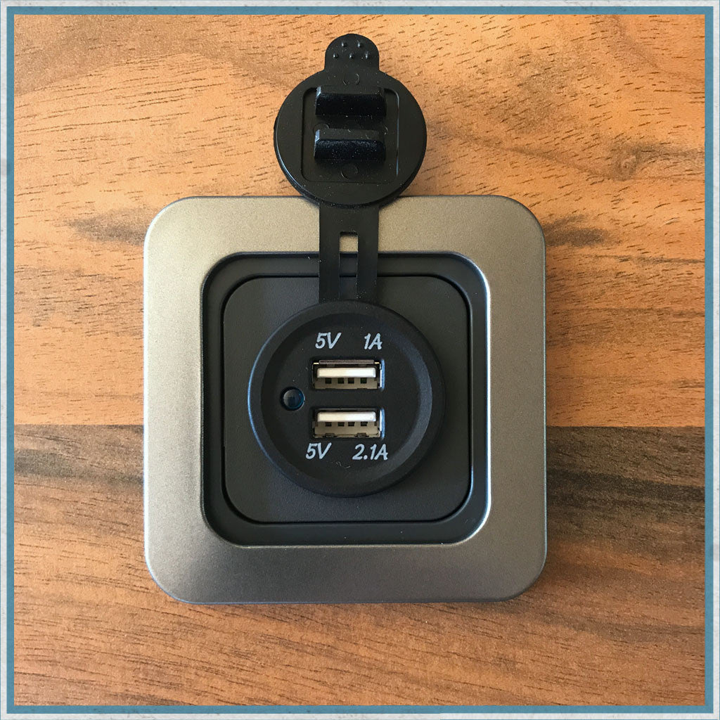 Camper Modular Socket camper van electrical socket-Camper Van, Motorhome Single 230v, 12V or ...