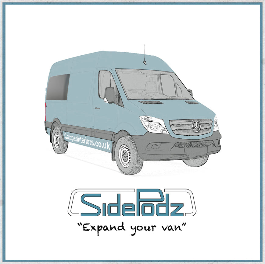 Sidepodz™ - Mercedes Sprinter/VW Crafter-Camper Interiors