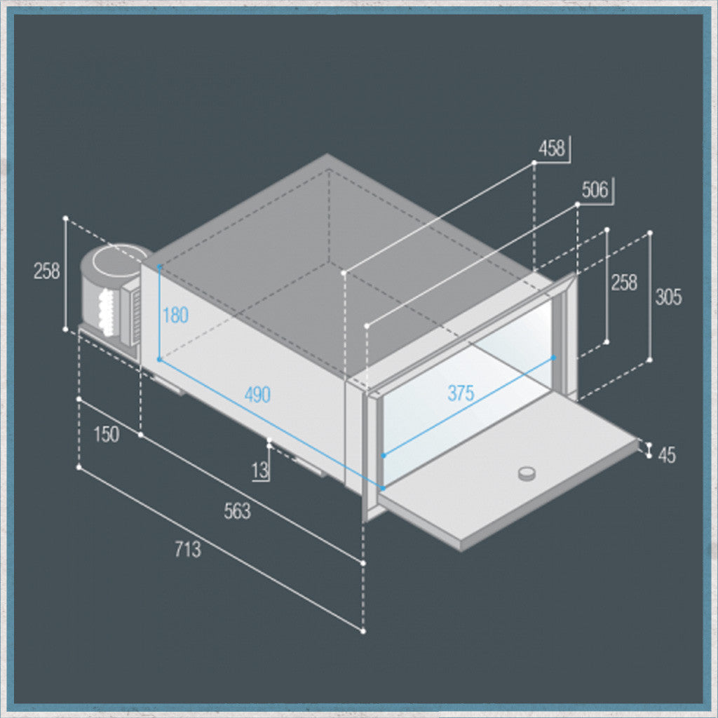 35 Litre Vitrifrigo Drawer Fridge-Camper Interiors