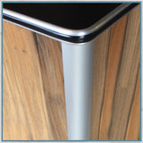 Aluminium Furniture Corner Profile 17mm Radius
