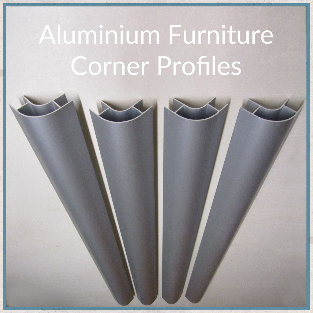 Camper Van, Motorhome  Aluminium Furniture Corner Profile - 40mm Radius-Camper Interiors