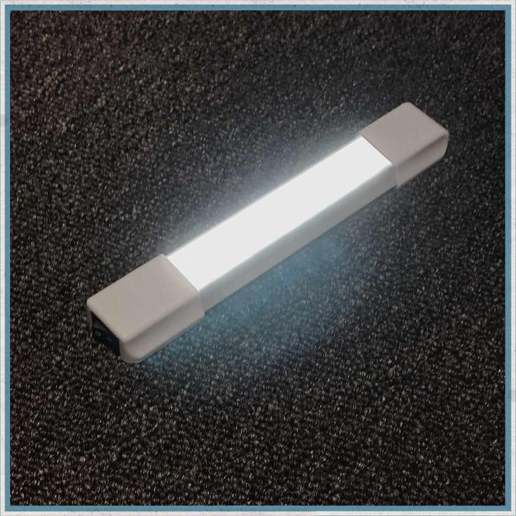 Uno LED strip light for camper vans, motorhomes and caravans. Ideal as replacements for older fluorescent interior strip lights, or in new conversions