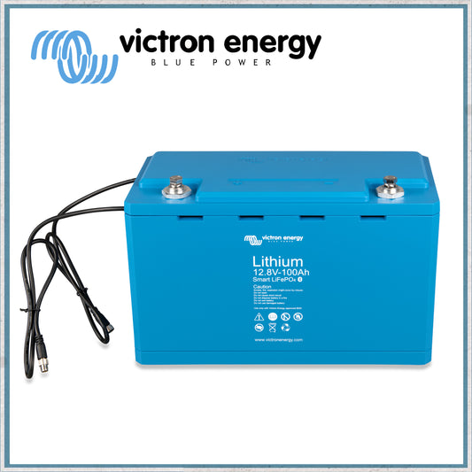 Victron Energy Smart Lithium LiFePO4 12.8V 100Ah Battery-Camper Interiors