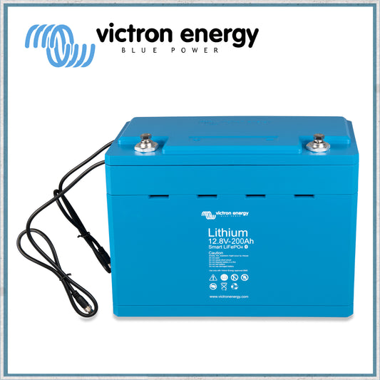 Victron Energy Smart Lithium LiFePO4 12.8V 200Ah Battery-Camper Interiors