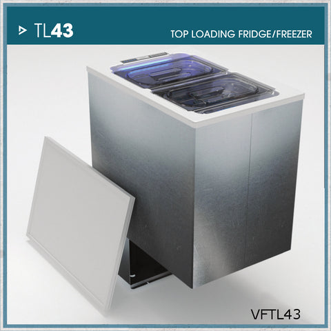 41 litre Vitrifrigo TL20 Top Loading Fridge-40 Litre Vitrifrigo TL43 ...