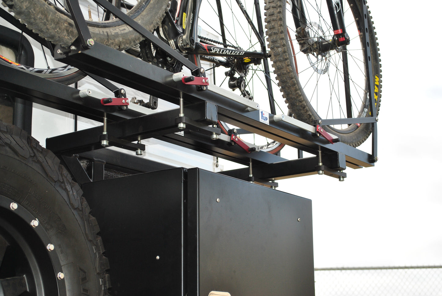 Aluminess Sprinter Bike Rack Swing Arm-Camper Interiors