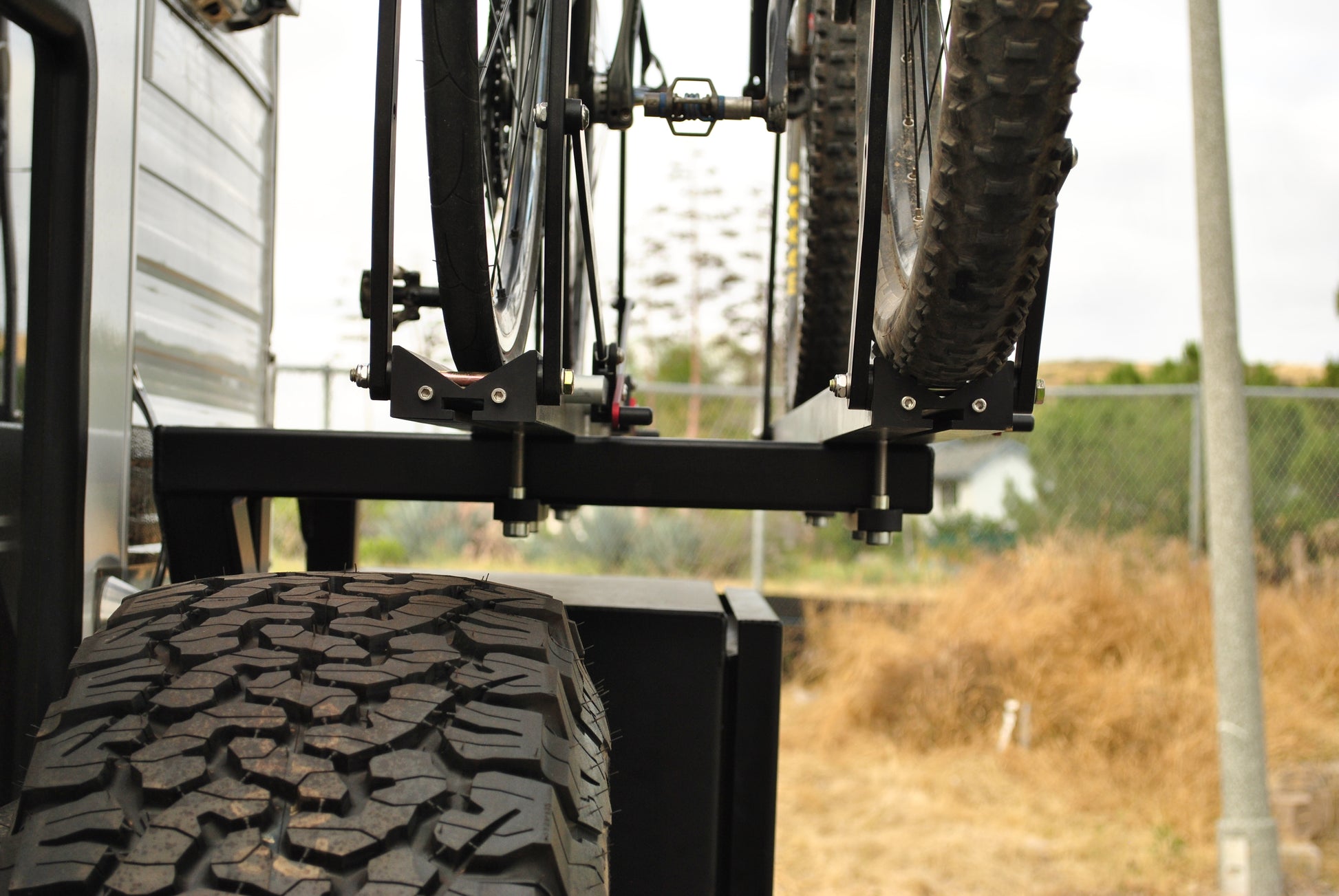 Aluminess Sprinter Bike Rack Swing Arm-Camper Interiors