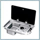 CAN FL1323 Single burner and sink combination unit with left hand sink